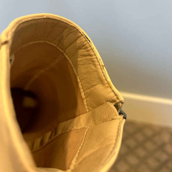 White Studded Booties by Olivia + Kate - Picture 3 of 4